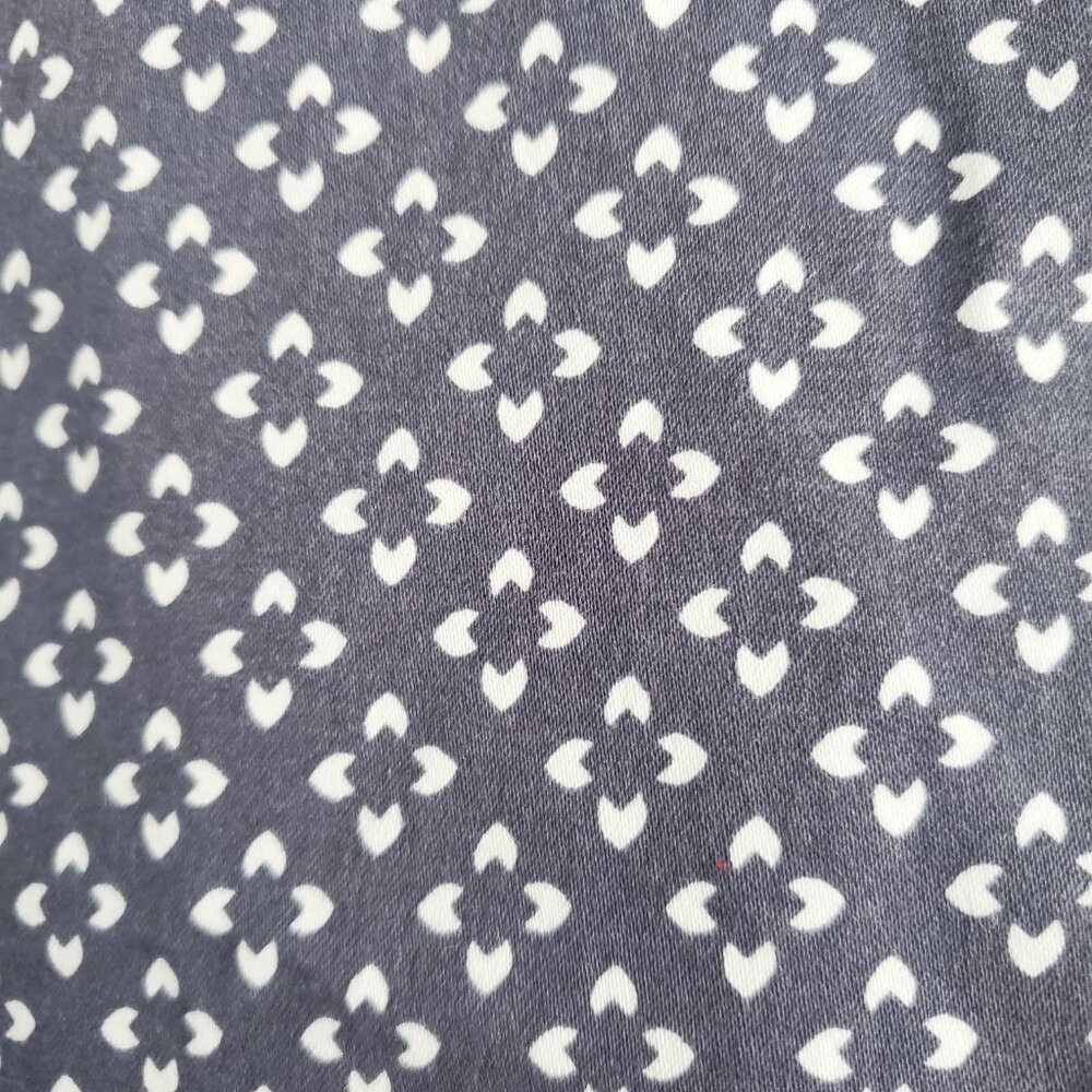 AJ Andrea Jovine Women's Pencil Skirt 4 Navy Blue Floral Business Casual - Picture 4 of 10